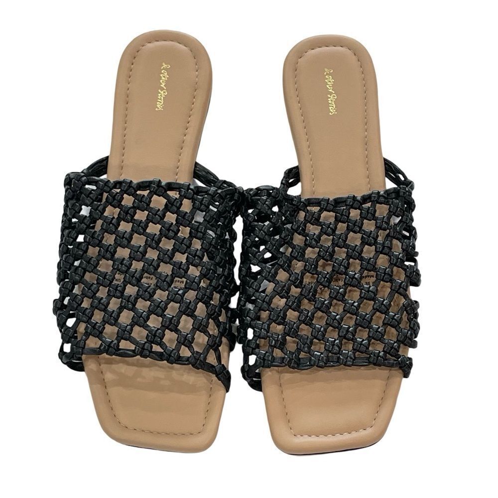 & Other Stories Leather Sandals, Black, Size 7.5 - Picture 13 of 16